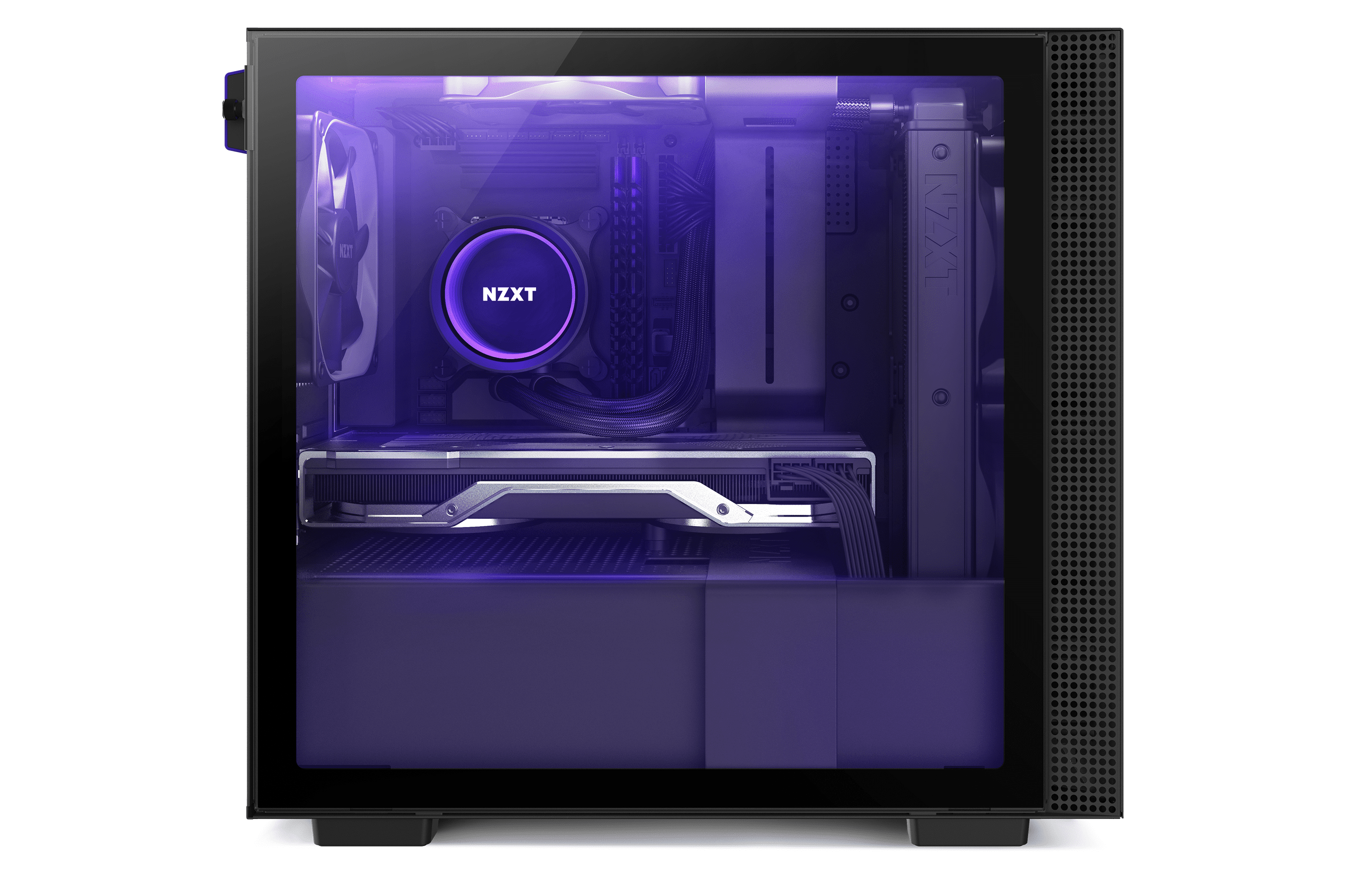 nzxt h210i 2020 black kraken x system side case 17bcb13067bb43859f2d5cfcd40dd9a0