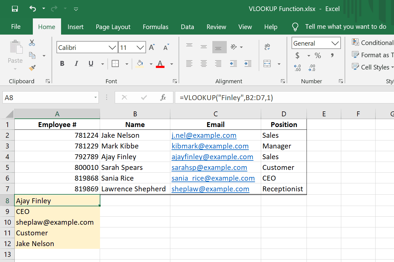 vlookup excel examples 19fed9b244494950bae33e044a30370b