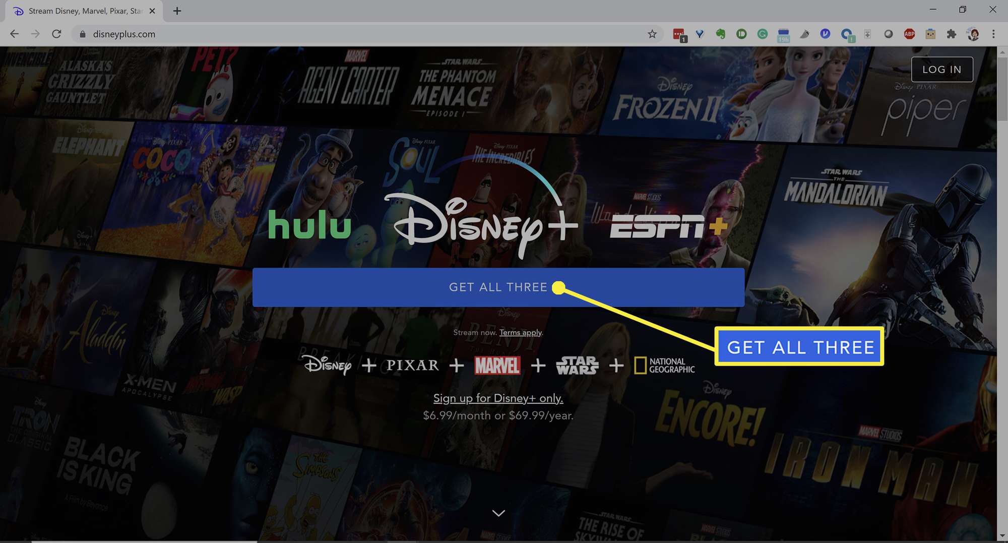 Lisää Disney Plus Huluun