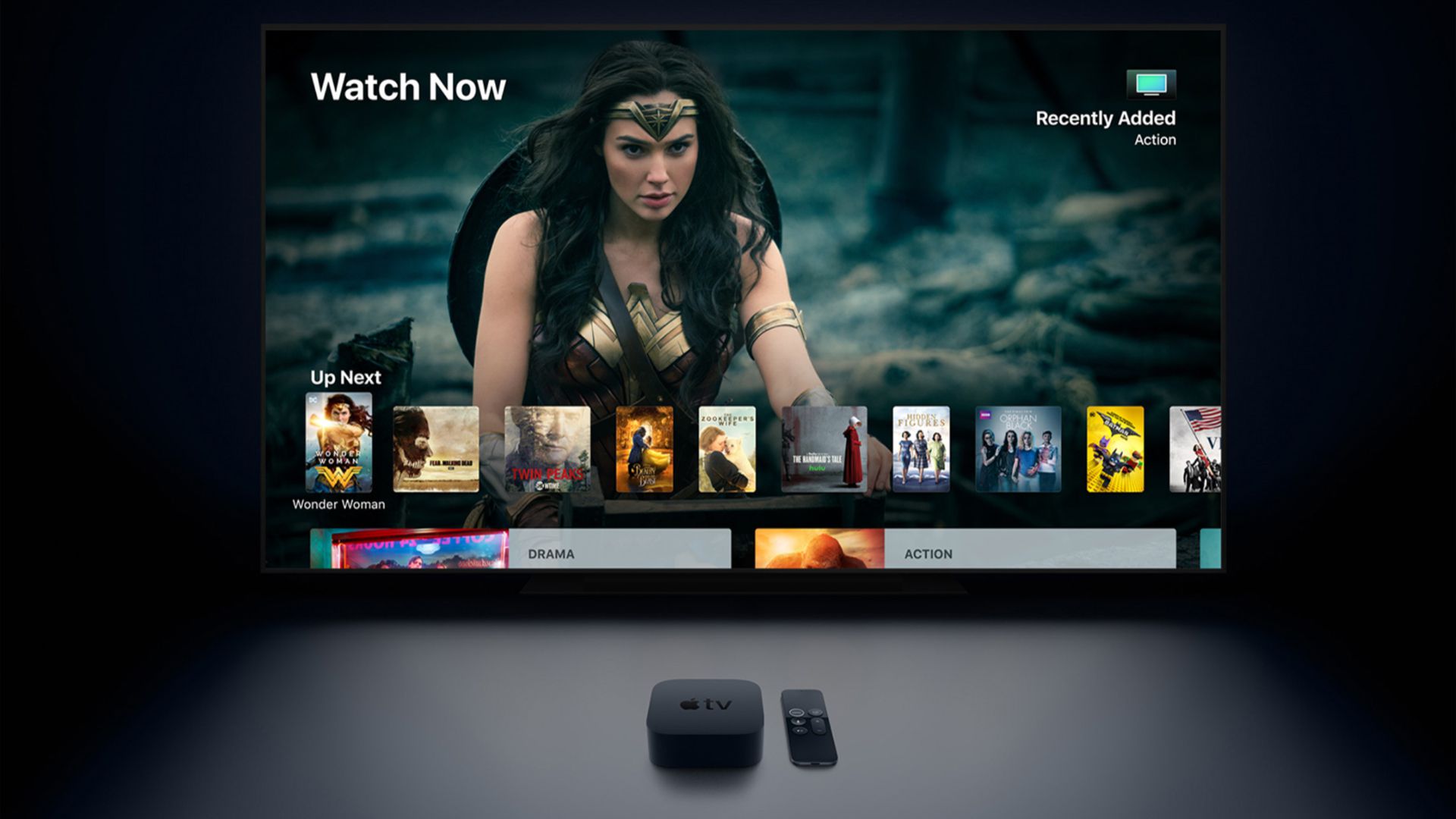 Apple TV liitetty televisioon