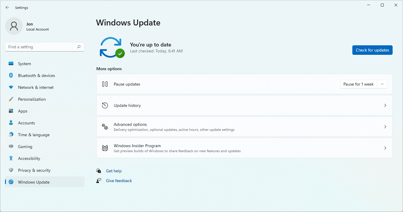 windows update windows 11 96735d83fc7f433880f01d49bf06b696