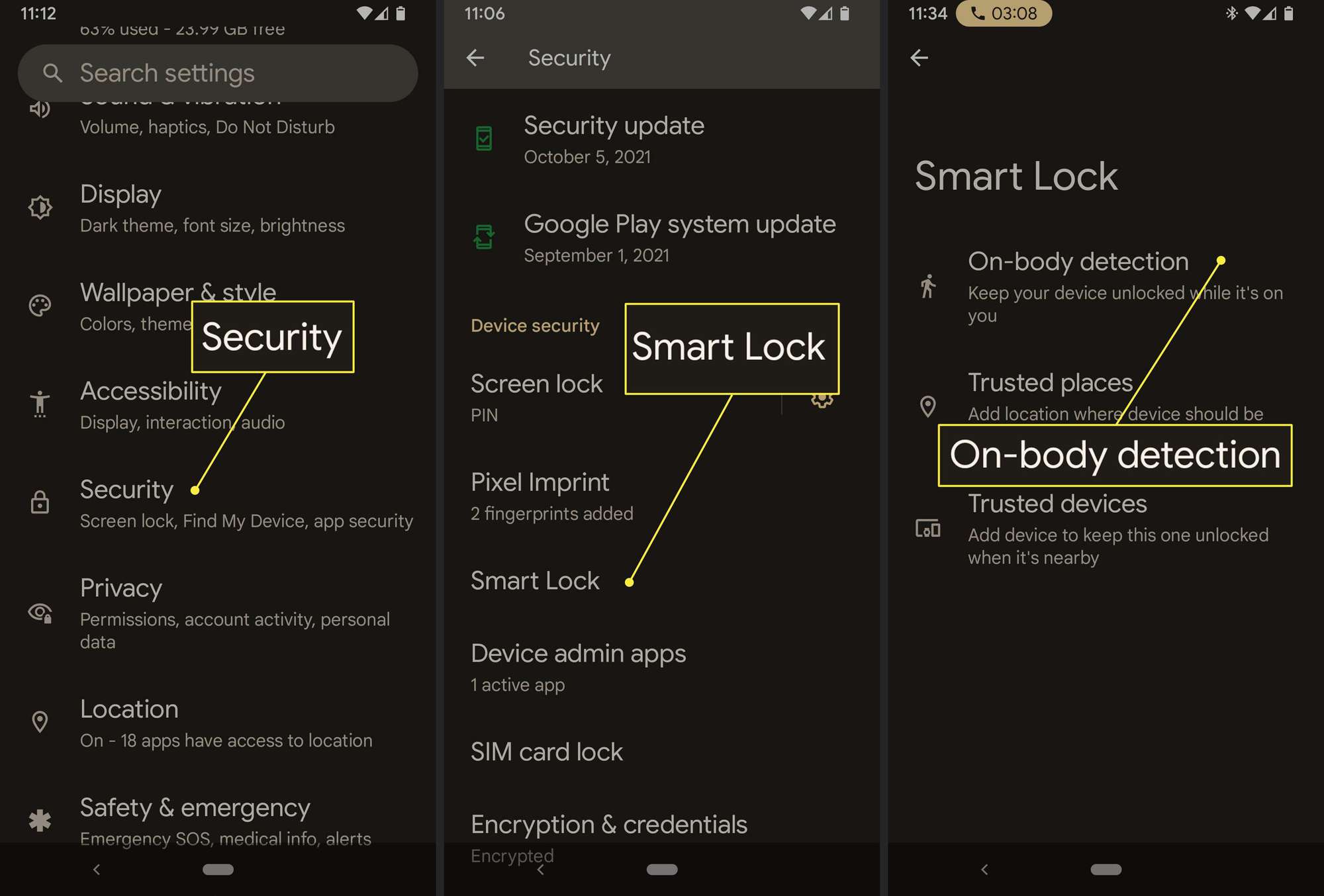 Android-käyttäjä ottaa Smart Lockin käyttöön