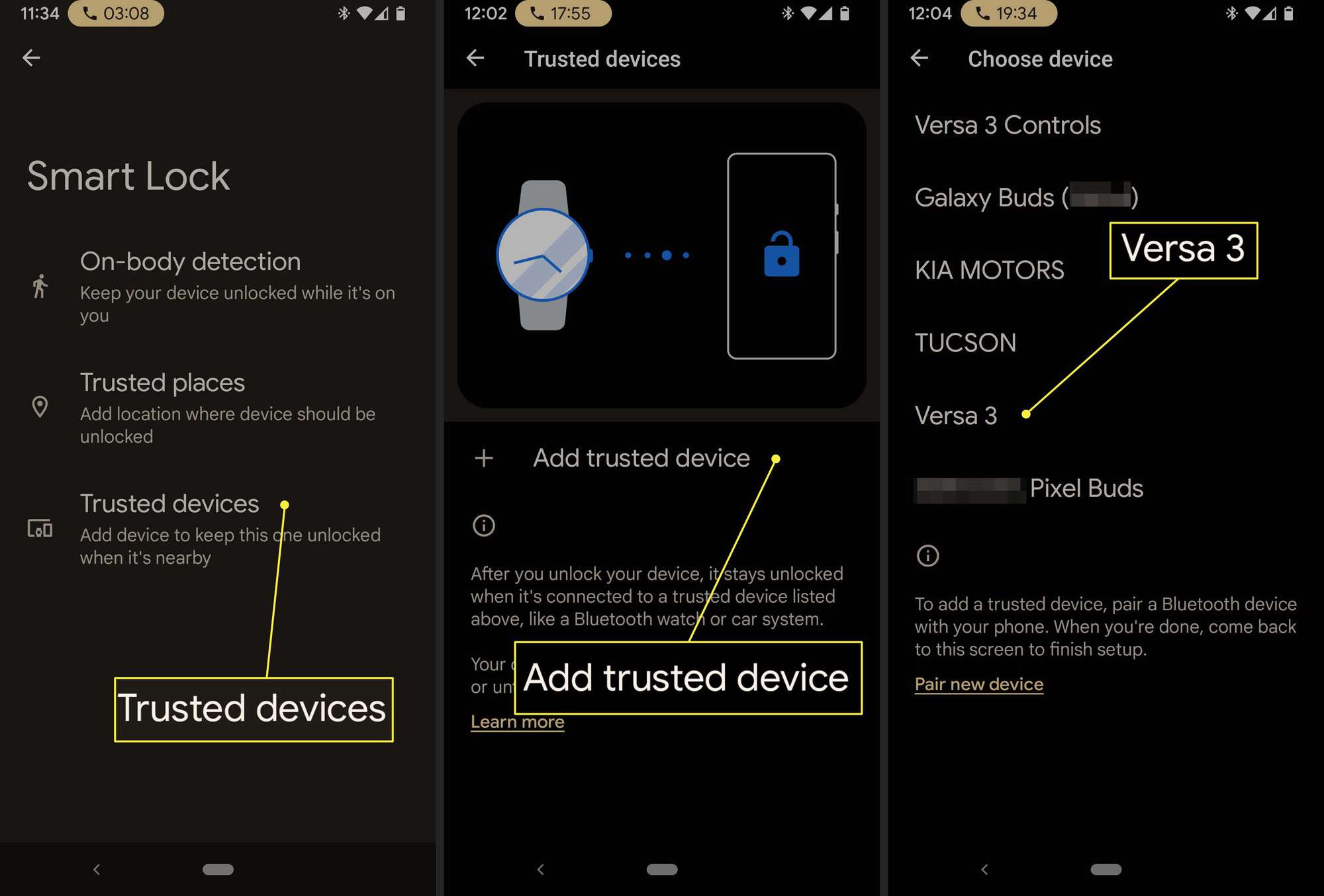 Android-käyttäjä yhdistää Fitbitin Smart Lockiin